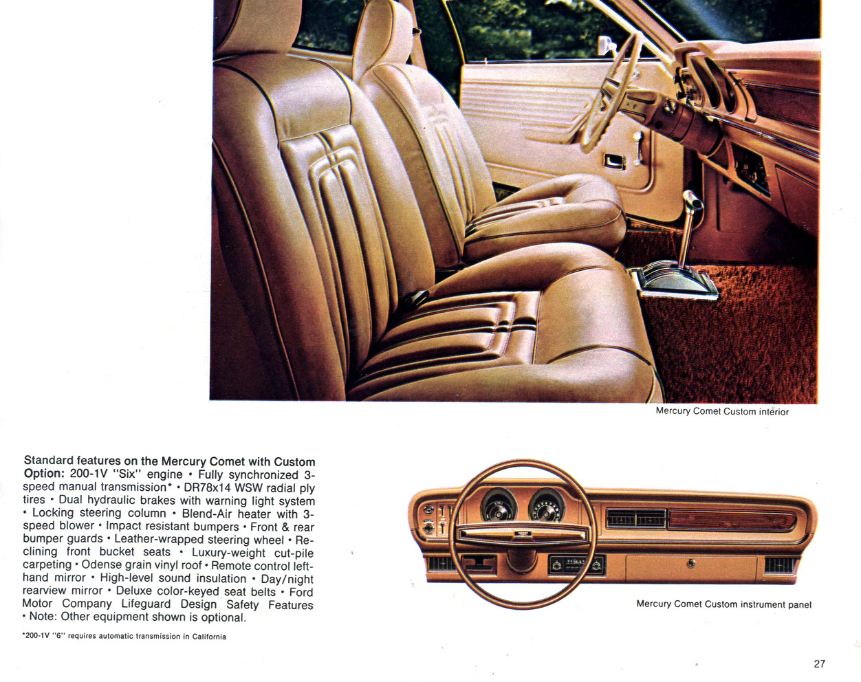 1974 Mercury Lincoln Brochure Page 19